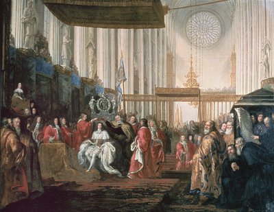 Coronation of Karl XI by David Klöcker Ehrenstrahl